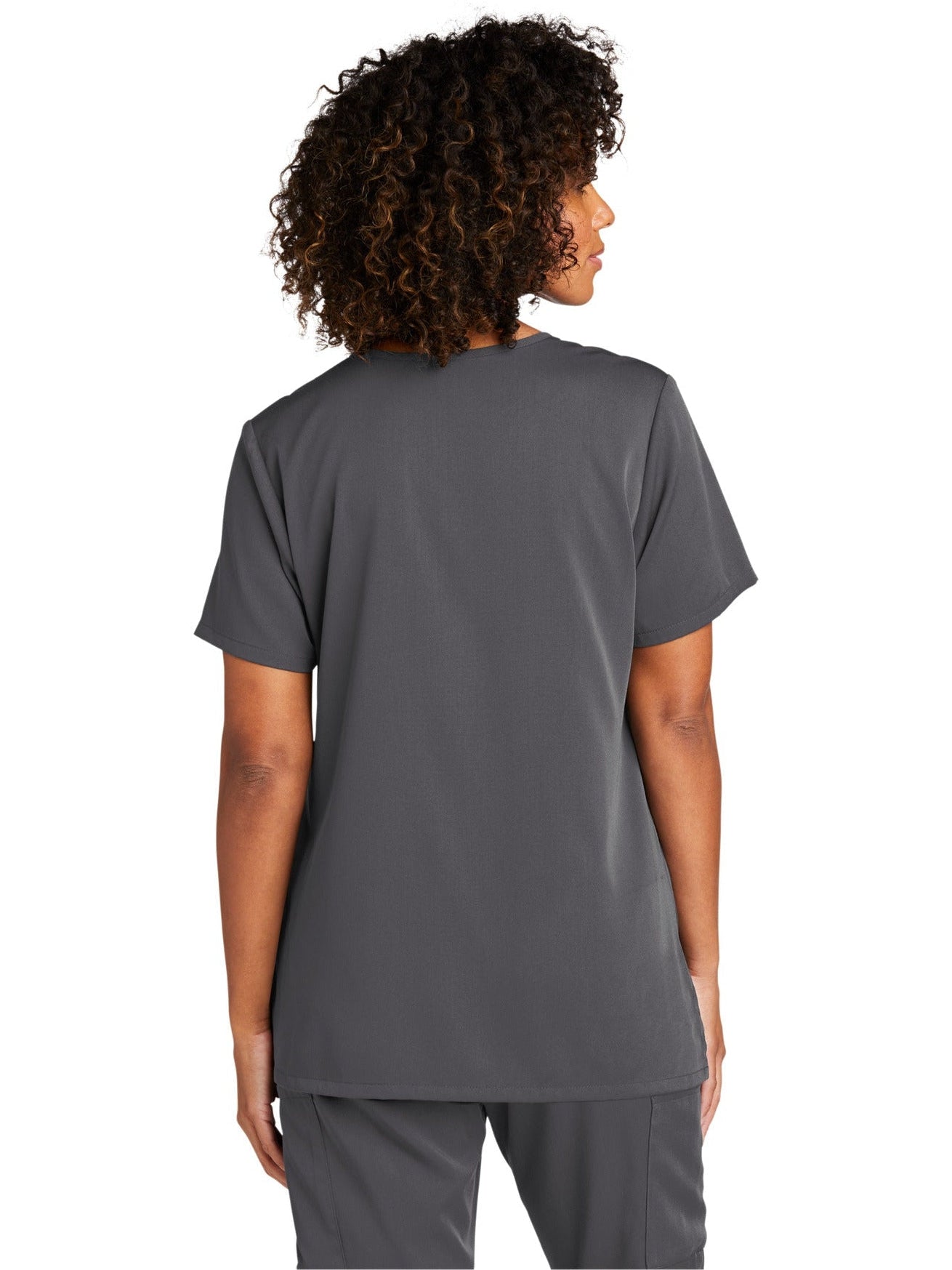 no-logo WonderWink Ladies Premiere Flex V-Neck Top-Regular-Wonderwink-Thread Logic