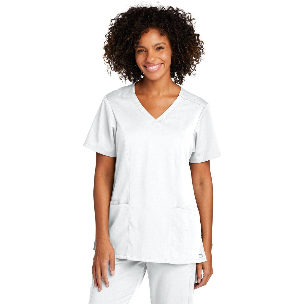 no-logo WonderWink Ladies Premiere Flex V-Neck Top-Regular-Wonderwink-Thread Logic