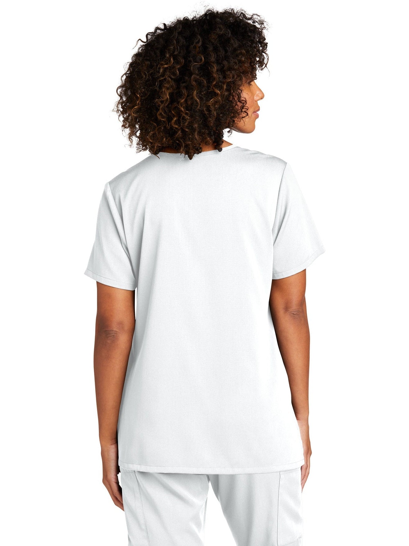 no-logo WonderWink Ladies Premiere Flex V-Neck Top-Regular-Wonderwink-Thread Logic