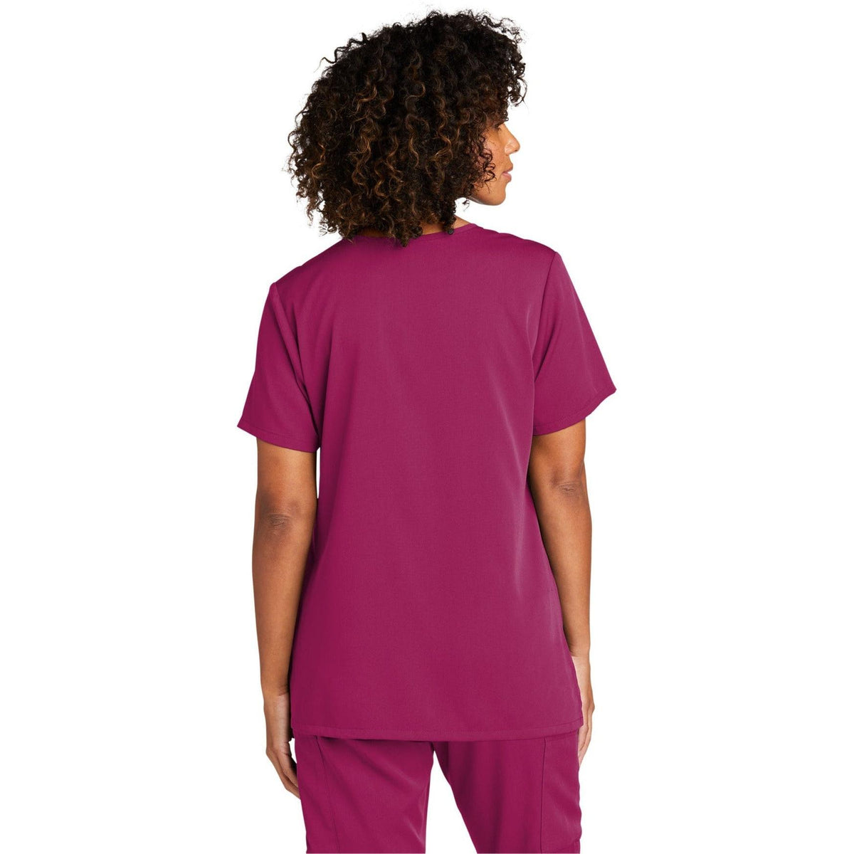 no-logo WonderWink Ladies Premiere Flex V-Neck Top-Regular-Wonderwink-Thread Logic