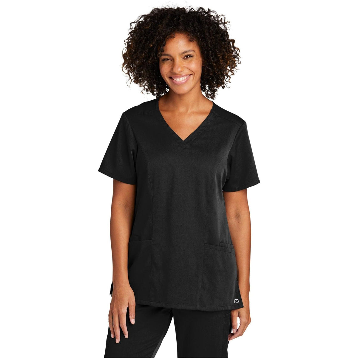 no-logo WonderWink Ladies Premiere Flex V-Neck Top-Regular-Wonderwink-Thread Logic
