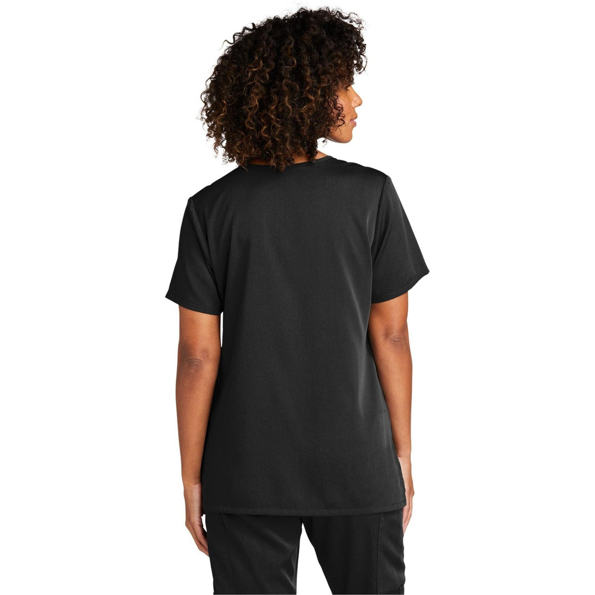 no-logo WonderWink Ladies Premiere Flex V-Neck Top-Regular-Wonderwink-Thread Logic