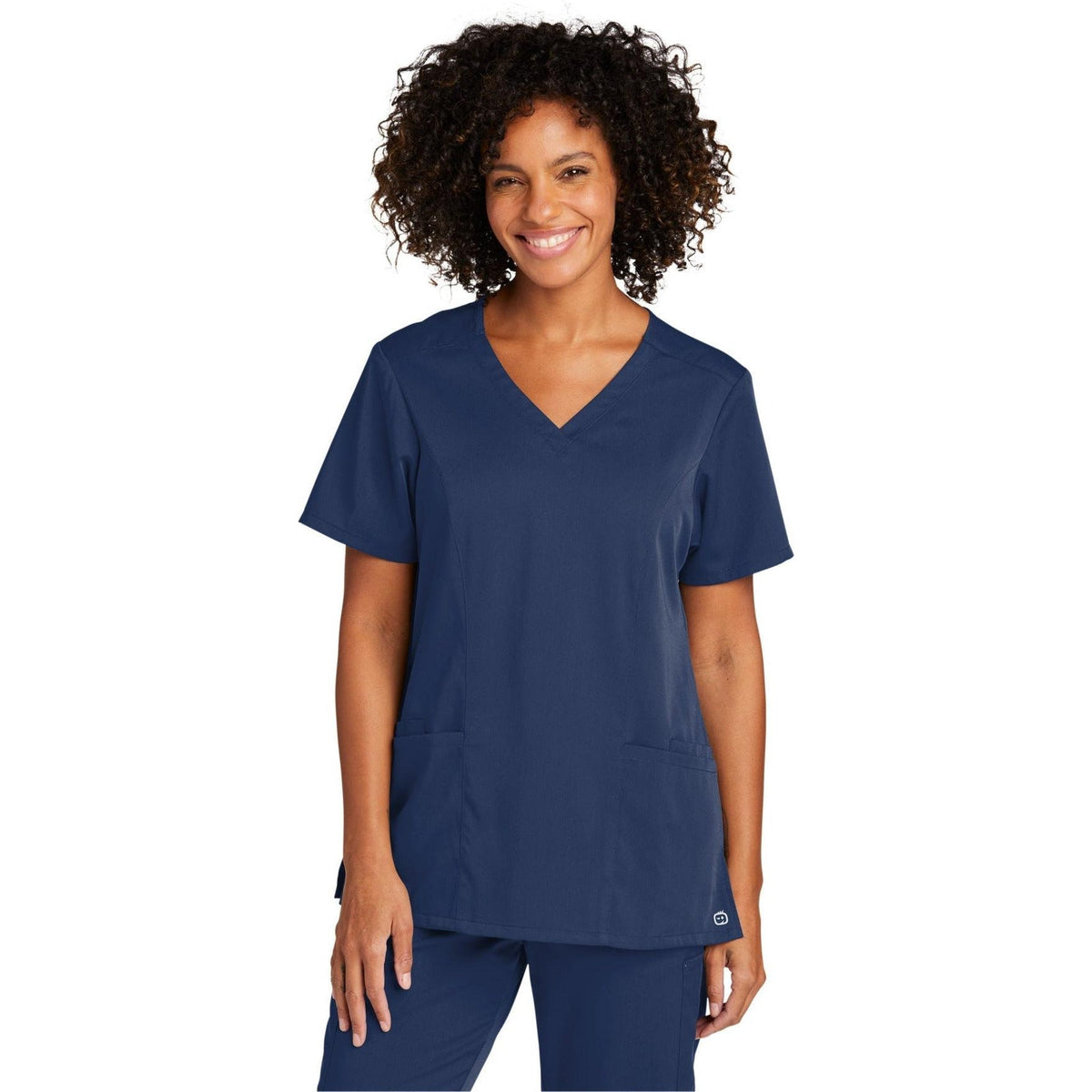 no-logo WonderWink Ladies Premiere Flex V-Neck Top-Regular-Wonderwink-Thread Logic
