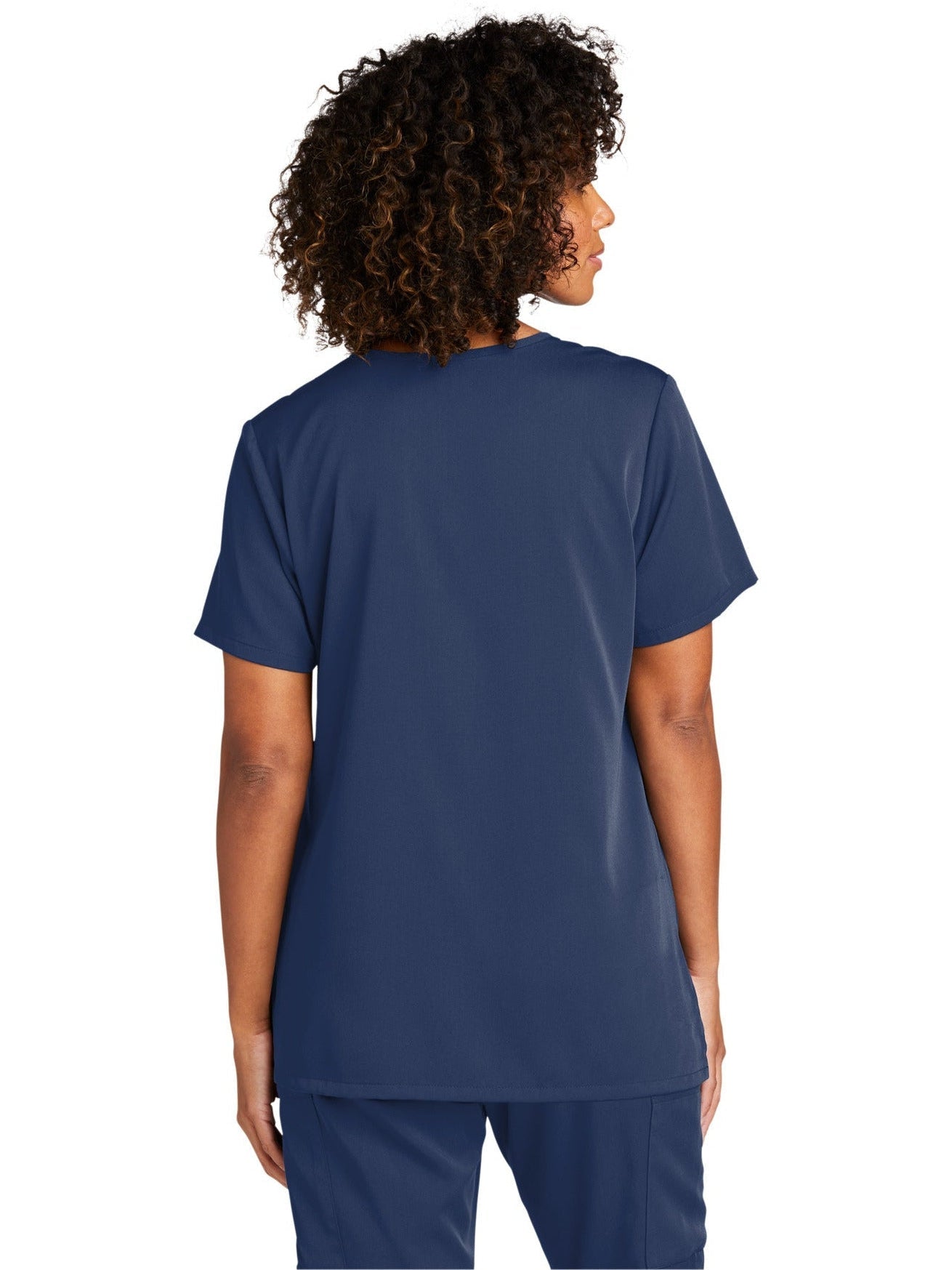 no-logo WonderWink Ladies Premiere Flex V-Neck Top-Regular-Wonderwink-Thread Logic