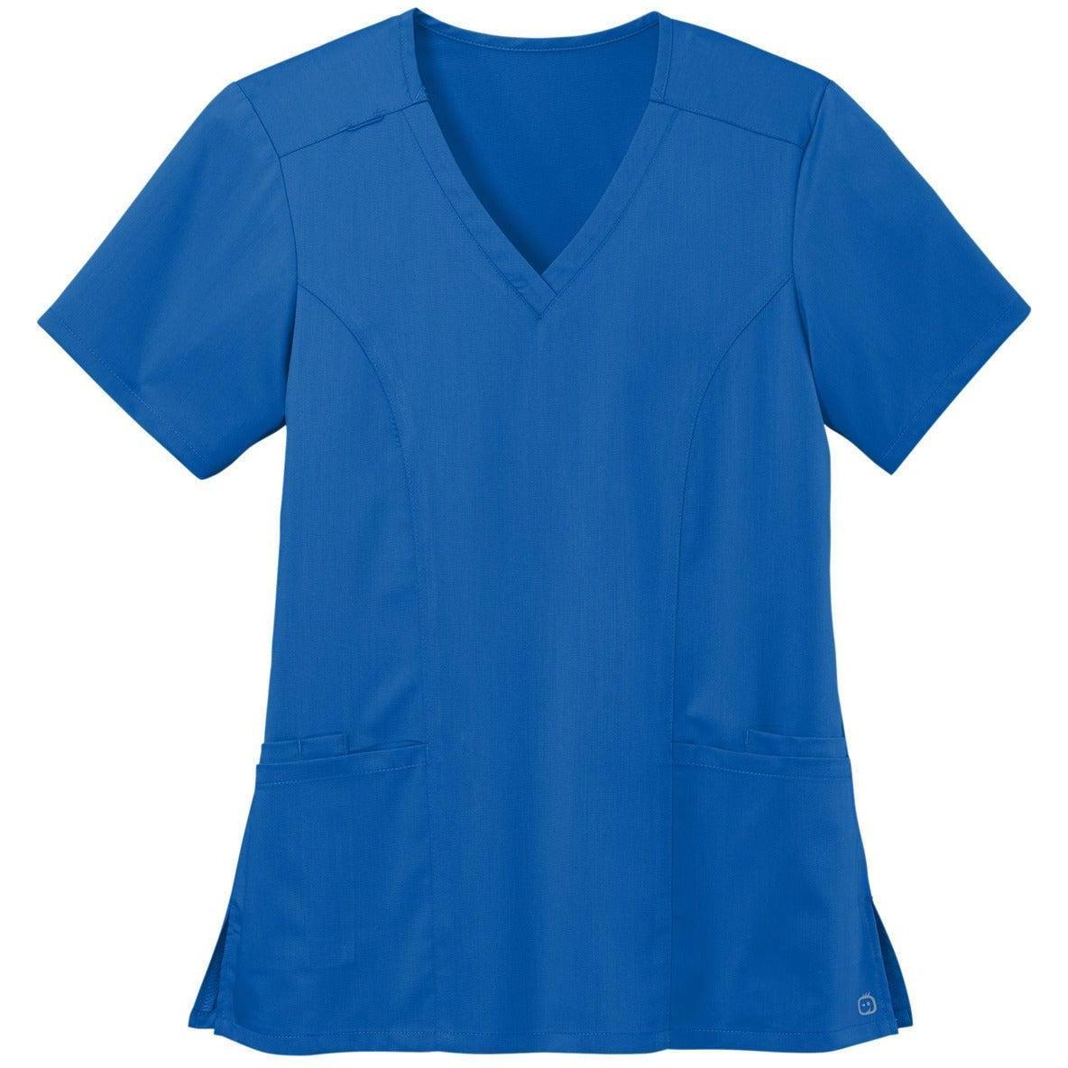 no-logo WonderWink Ladies Premiere Flex V-Neck Top