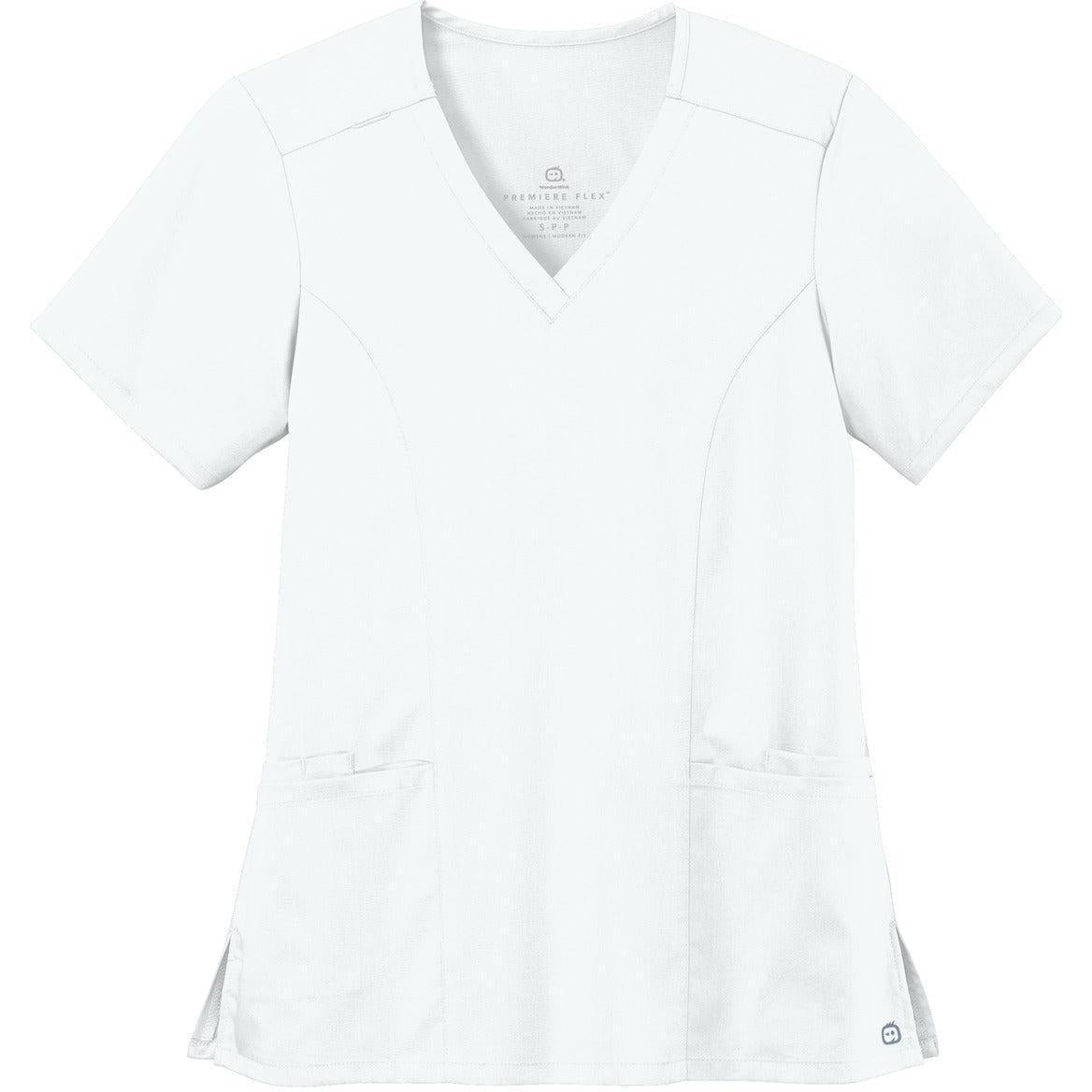 no-logo WonderWink Ladies Premiere Flex V-Neck Top