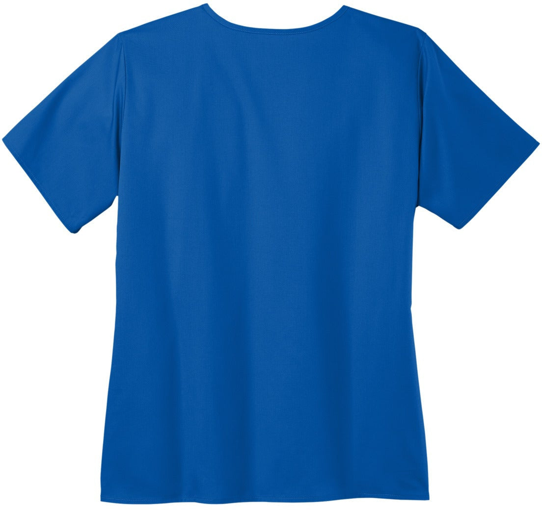 no-logo WonderWink Ladies WorkFlex Mock Wrap Top-Regular-Wonderwink-Thread Logic
