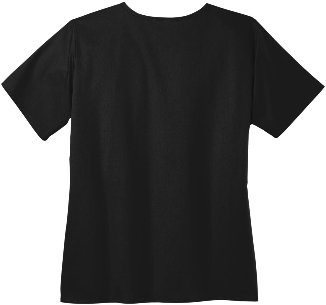 no-logo WonderWink Ladies WorkFlex Mock Wrap Top-Regular-Wonderwink-Thread Logic