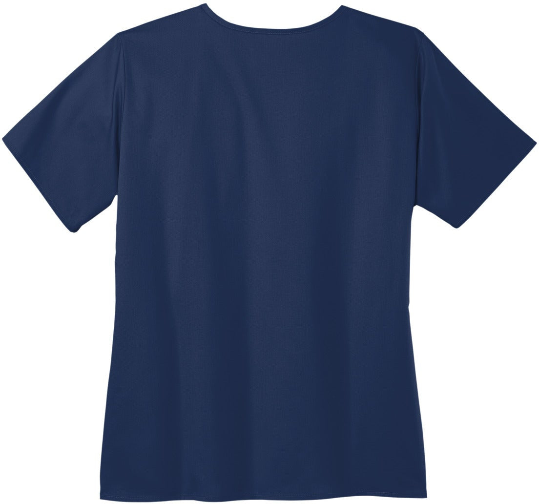 no-logo WonderWink Ladies WorkFlex Mock Wrap Top-Regular-Wonderwink-Thread Logic