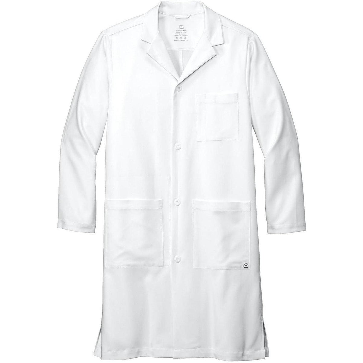no-logo WonderWink Men's Long Lab Coat