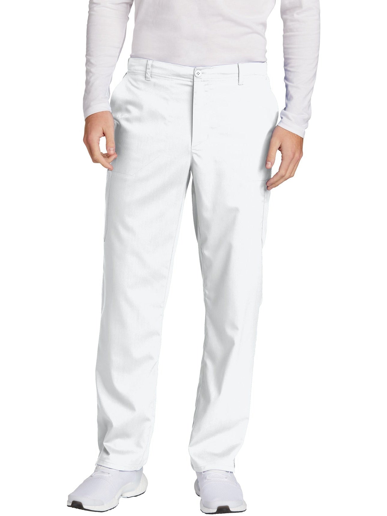 no-logo WonderWink Men's Premiere Flex Cargo Pant - SOLD BLANK-Regular-Wonderwink-Thread Logic