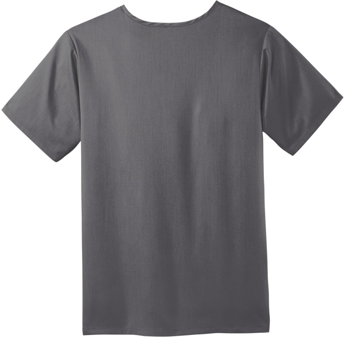 no-logo WonderWink Men's Premiere Flex V-Neck Top-Regular-Wonderwink-Thread Logic