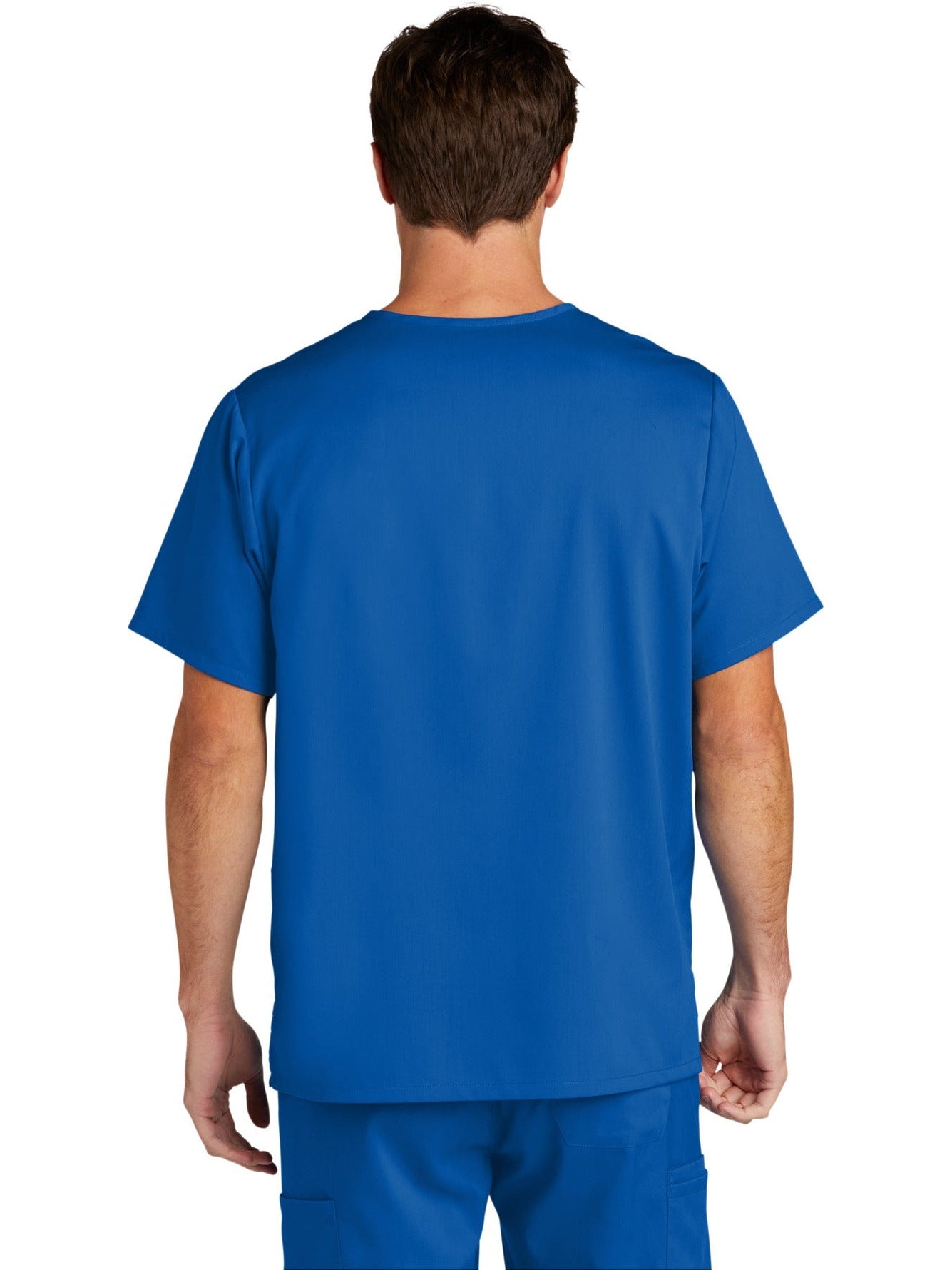 no-logo WonderWink Men's Premiere Flex V-Neck Top-Regular-Wonderwink-Thread Logic