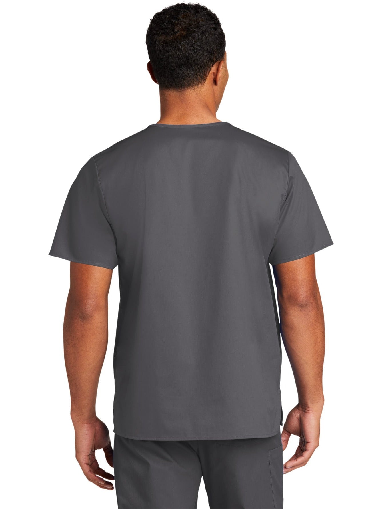 no-logo WonderWink Unisex WorkFlex Chest Pocket V-Neck Top-Regular-Wonderwink-Thread Logic