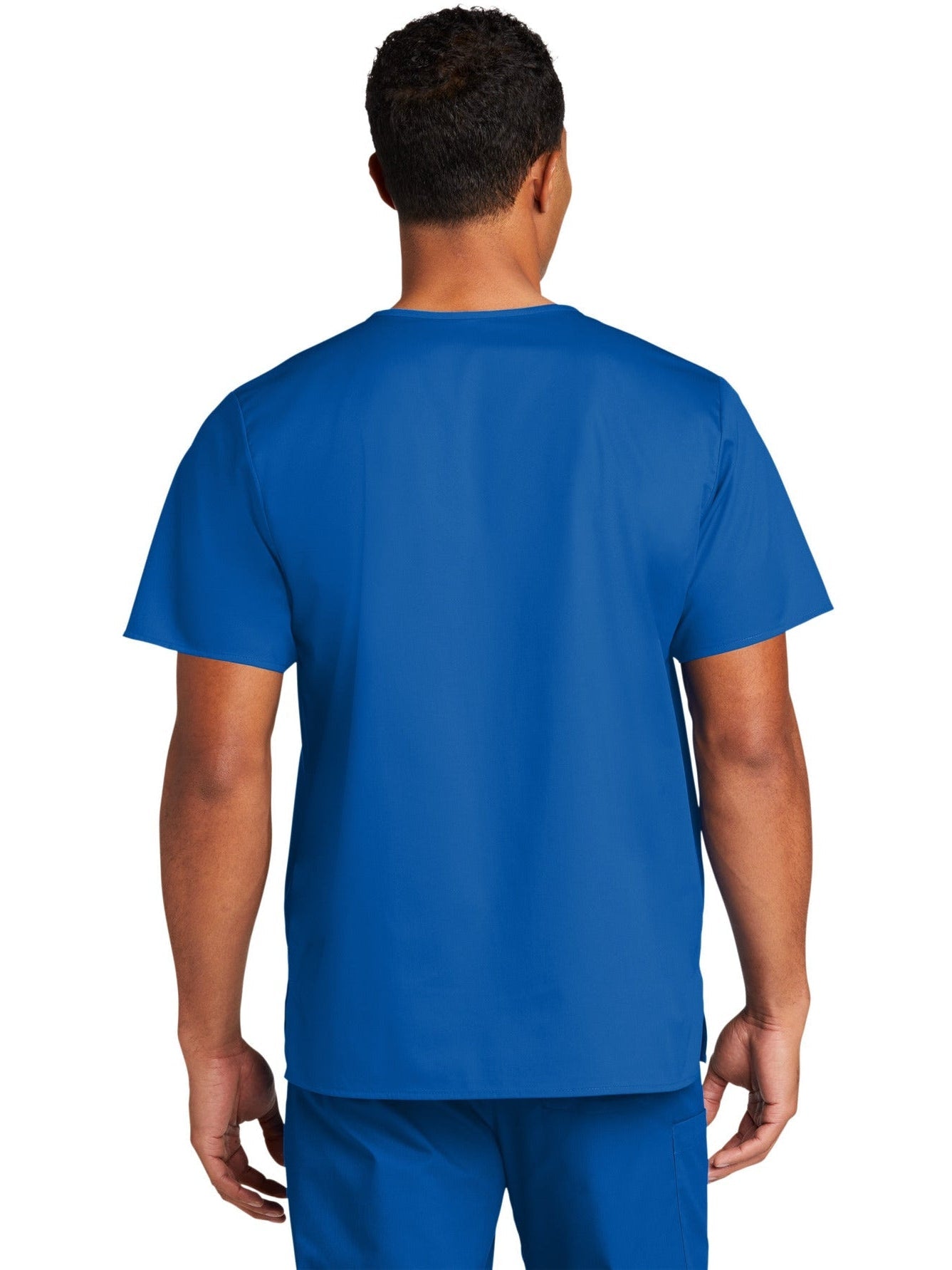 no-logo WonderWink Unisex WorkFlex Chest Pocket V-Neck Top-Regular-Wonderwink-Thread Logic