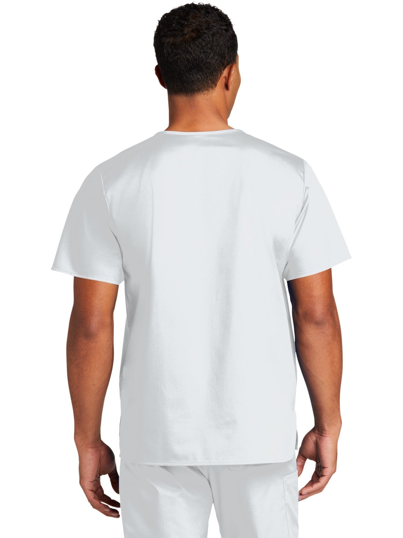no-logo WonderWink Unisex WorkFlex Chest Pocket V-Neck Top-Regular-Wonderwink-Thread Logic
