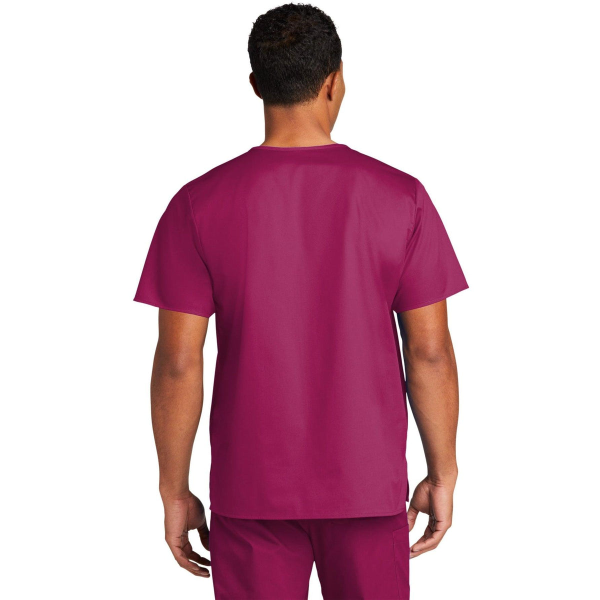 no-logo WonderWink Unisex WorkFlex Chest Pocket V-Neck Top-Regular-Wonderwink-Thread Logic
