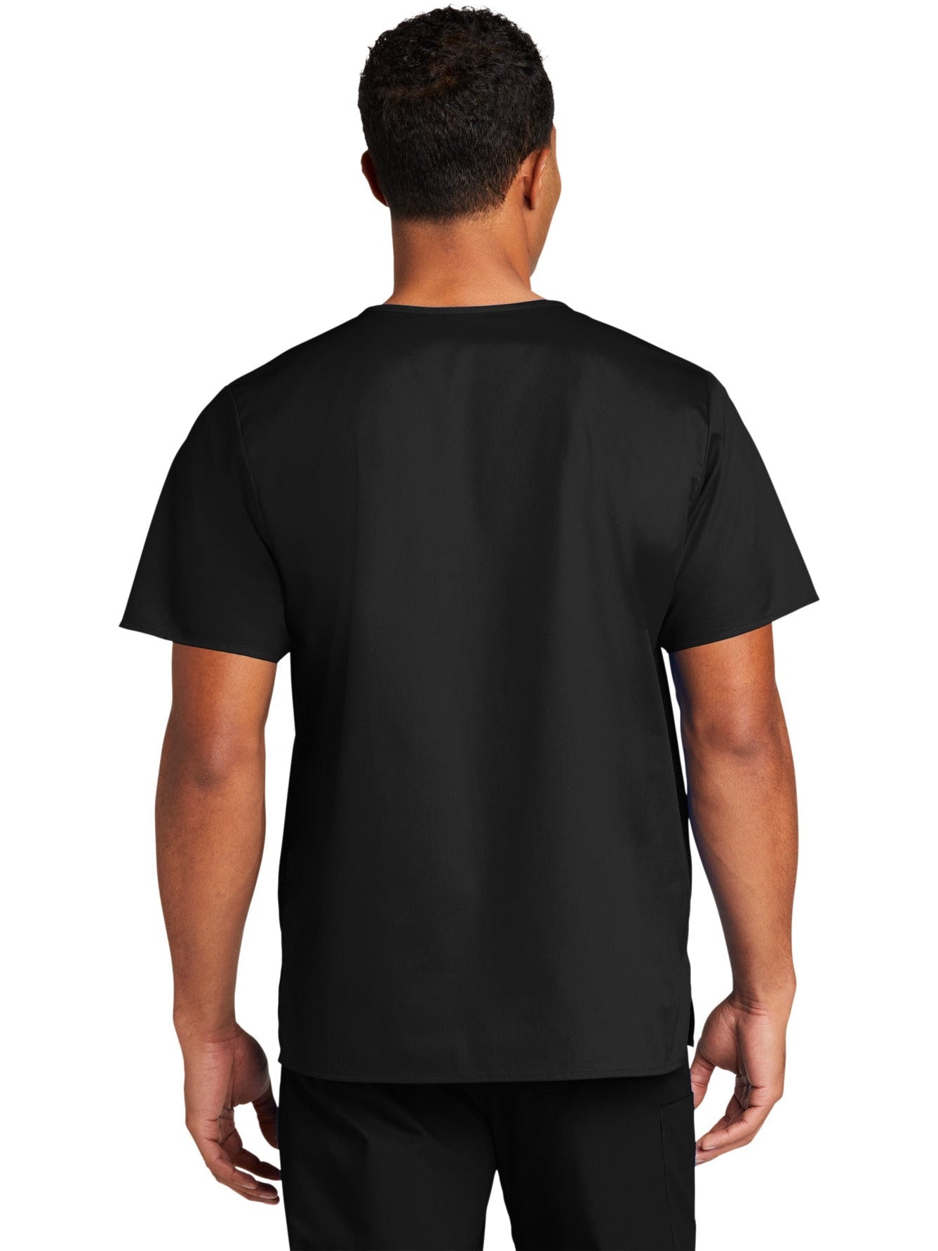 no-logo WonderWink Unisex WorkFlex Chest Pocket V-Neck Top-Regular-Wonderwink-Thread Logic