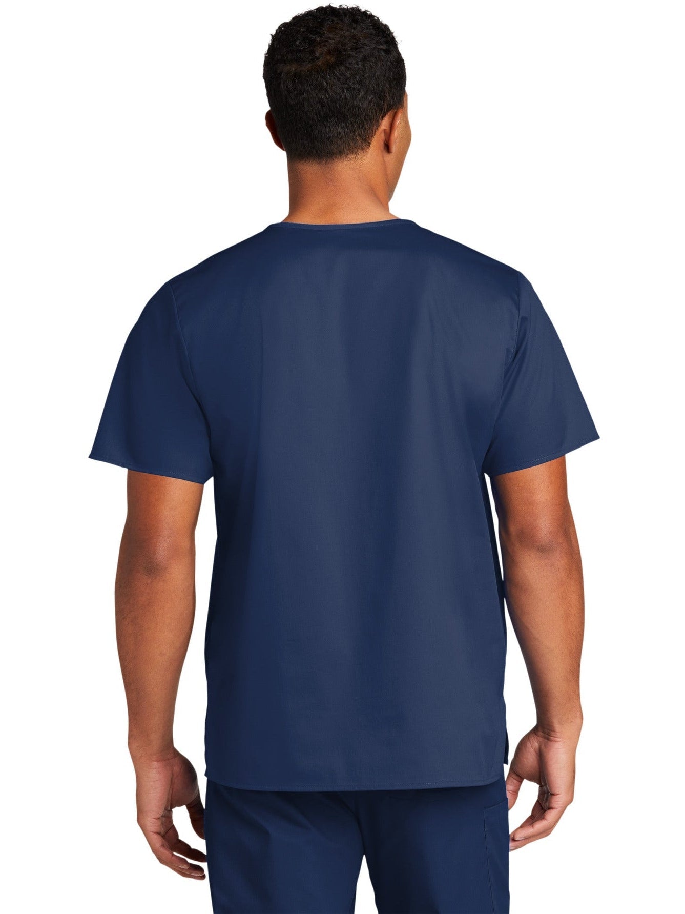 no-logo WonderWink Unisex WorkFlex Chest Pocket V-Neck Top-Regular-Wonderwink-Thread Logic