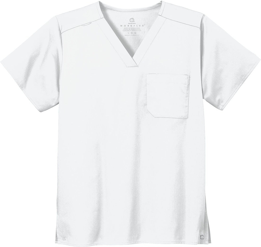 WonderWink Unisex WorkFlex Chest Pocket V-Neck Top