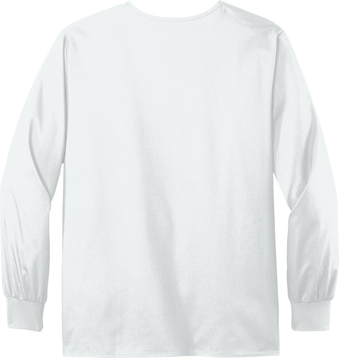 no-logo WonderWink Unisex WorkFlex Snap-Front Scrub Jacket-Regular-Wonderwink-Thread Logic