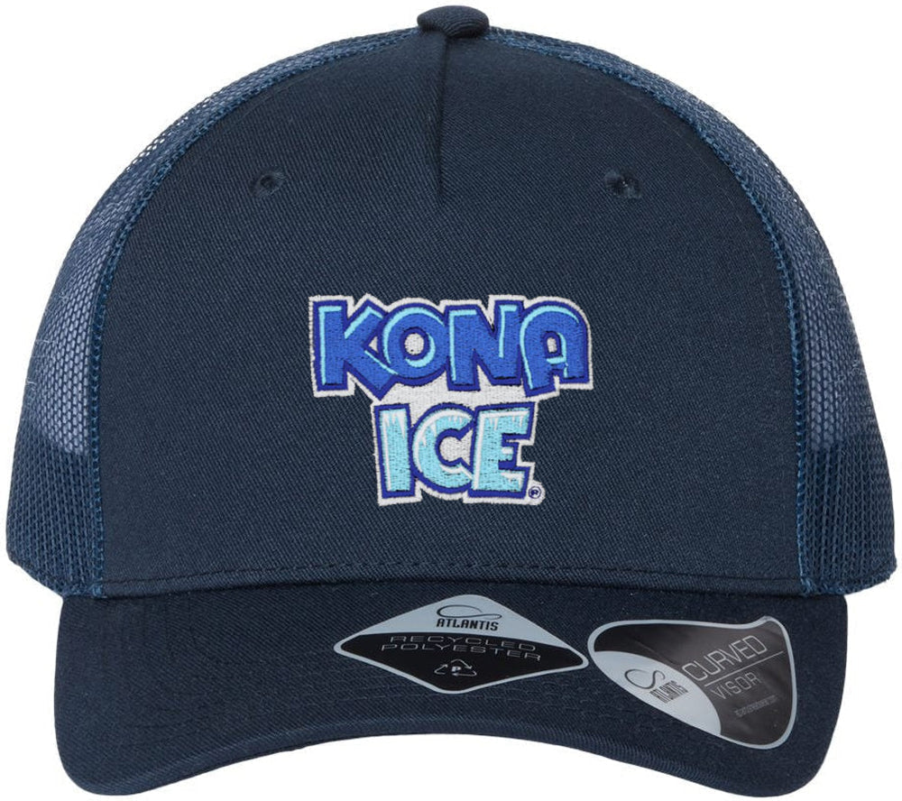 no-logo Atlantis Headwear Sustainable Five-Panel Trucker Cap-Apparel-Atlantis Headwear-Thread Logic