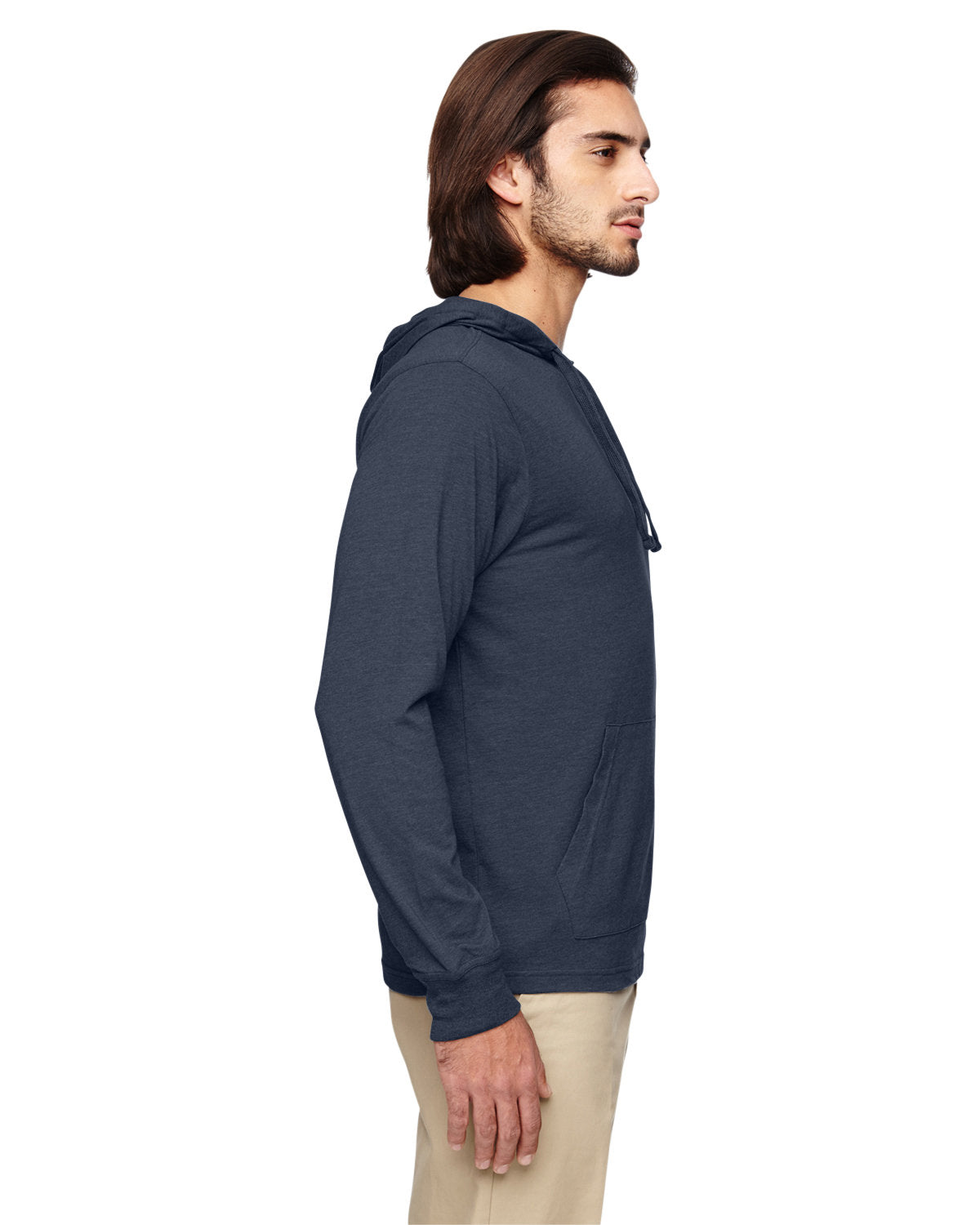 no-logo econscious 4.25 oz. Blended Eco Jersey Pullover Hoodie-Men's Layering-econscious-Thread Logic
