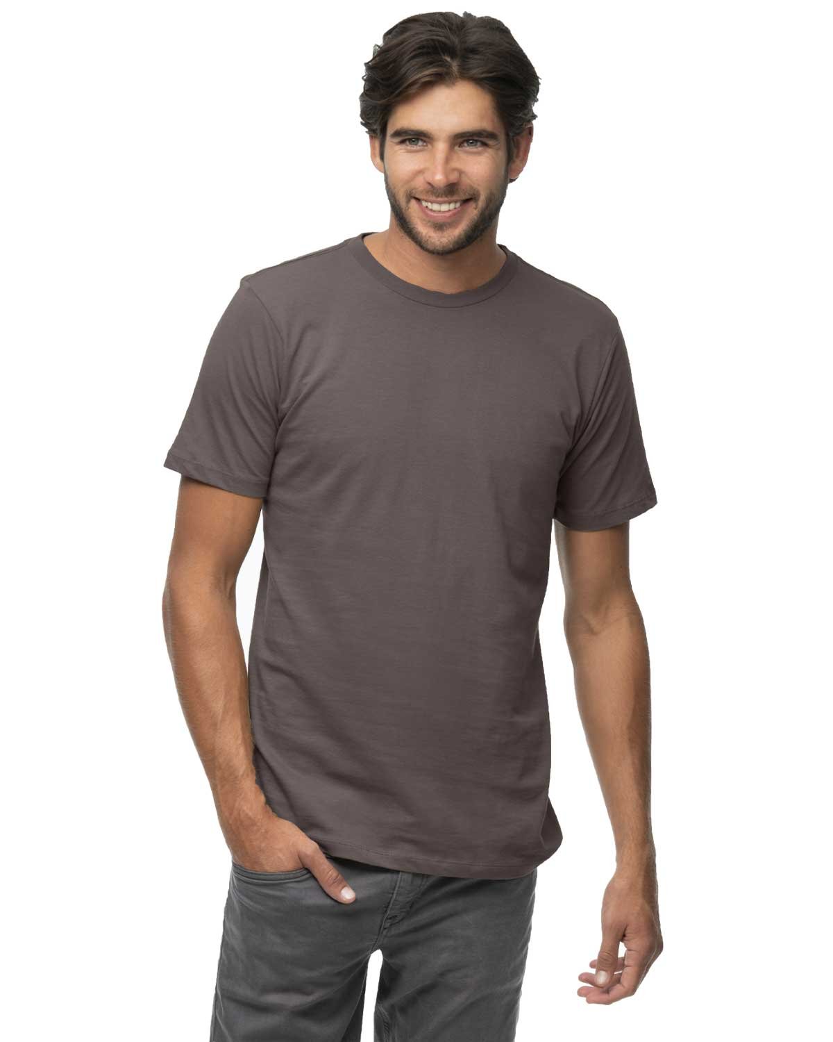 econscious 4.4 oz. Ringspun Fashion T-Shirt-Men's T Shirts-econscious-Charcoal-S-Thread Logic