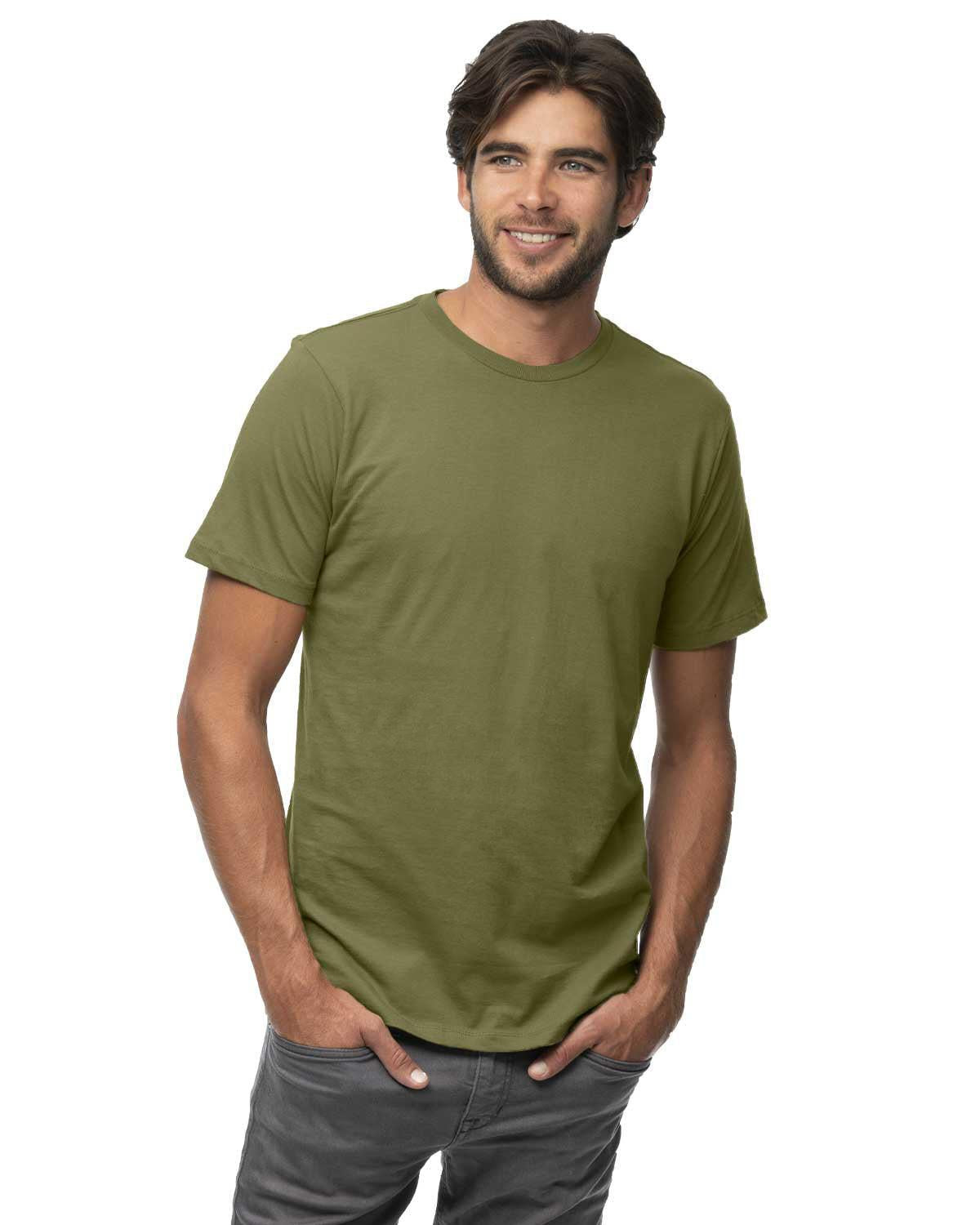 econscious 4.4 oz. Ringspun Fashion T-Shirt-Men's T Shirts-econscious-Loden-S-Thread Logic