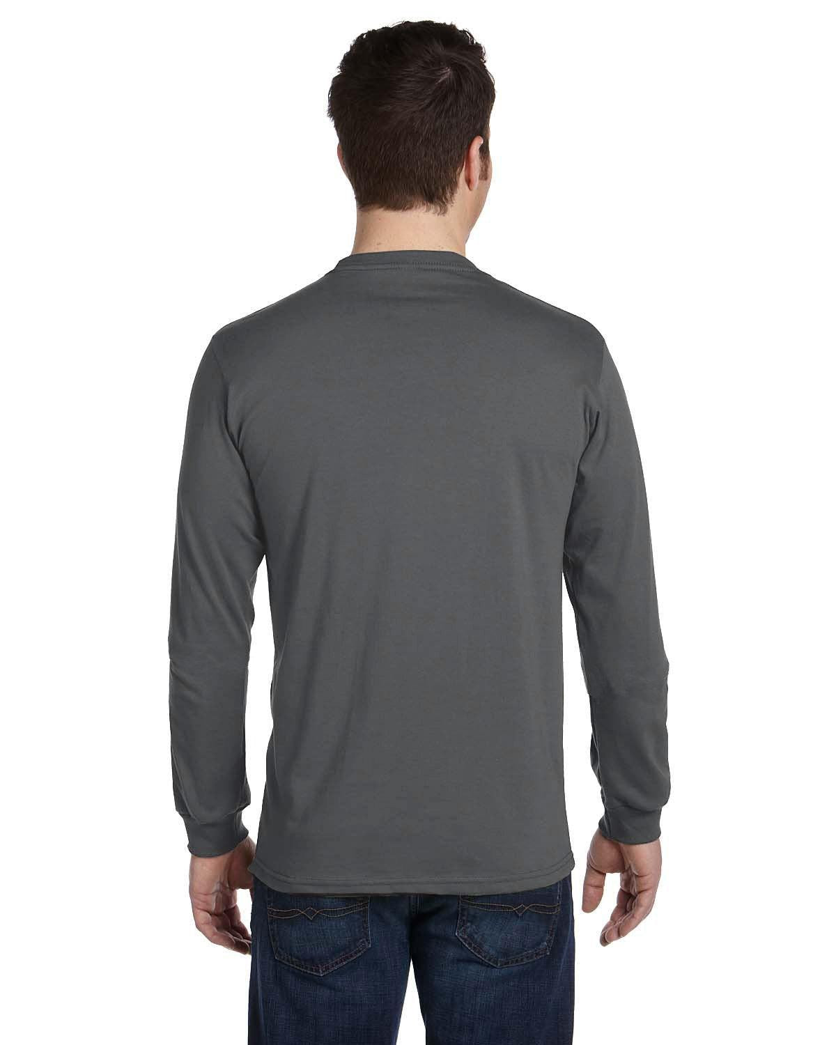no-logo econscious 5.5 oz., 100% Organic Cotton Classic Long-Sleeve T-Shirt-Men's T Shirts-econscious-Thread Logic