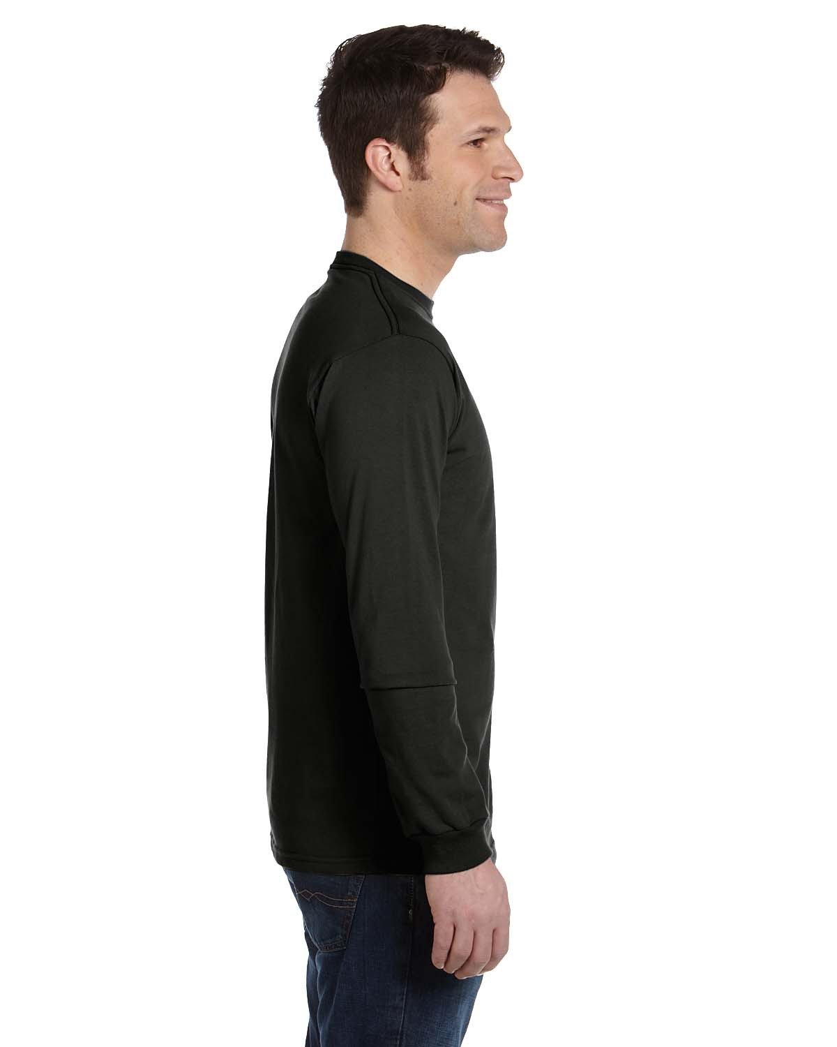 no-logo econscious 5.5 oz., 100% Organic Cotton Classic Long-Sleeve T-Shirt-Men's T Shirts-econscious-Thread Logic