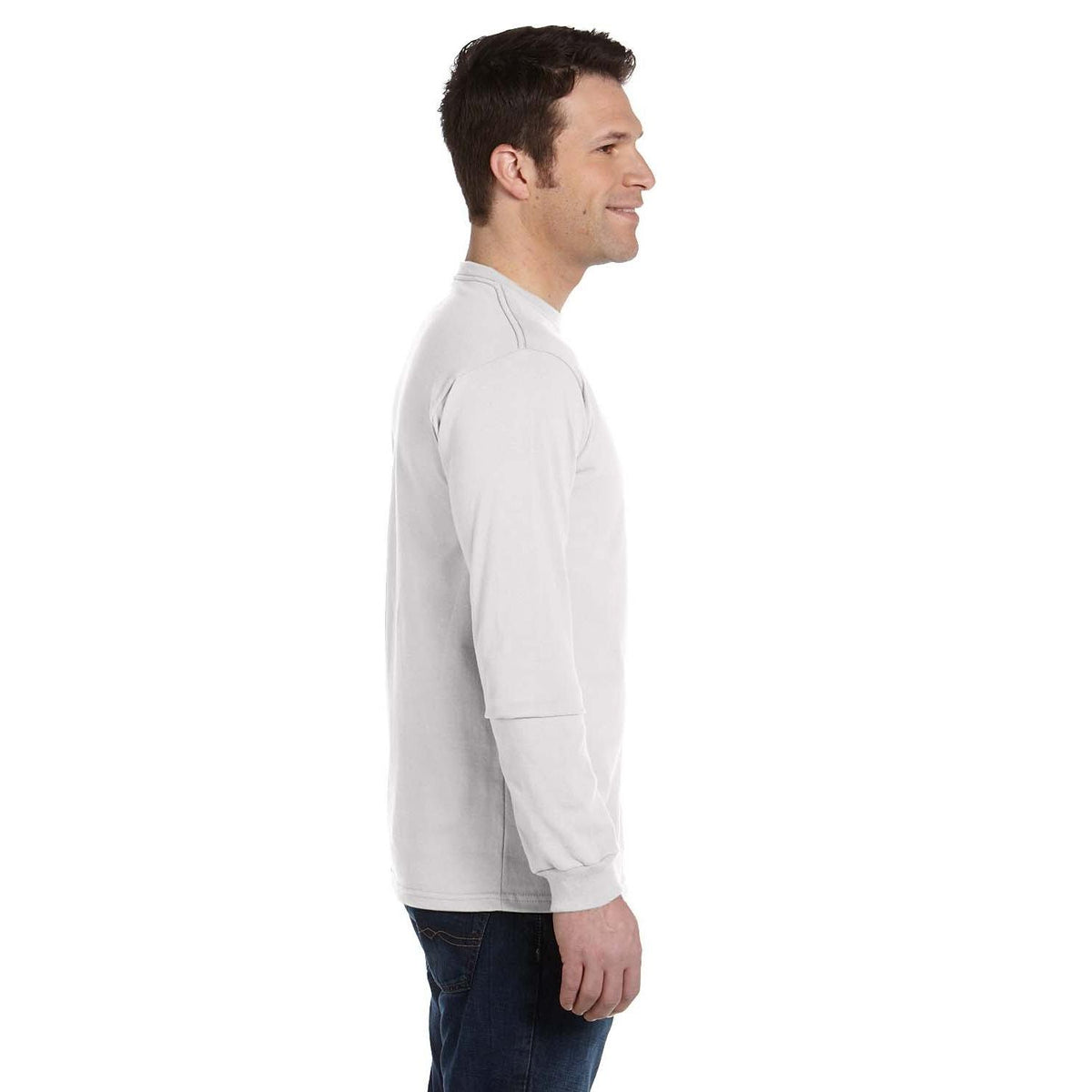 no-logo econscious 5.5 oz., 100% Organic Cotton Classic Long-Sleeve T-Shirt-Men's T Shirts-econscious-Thread Logic