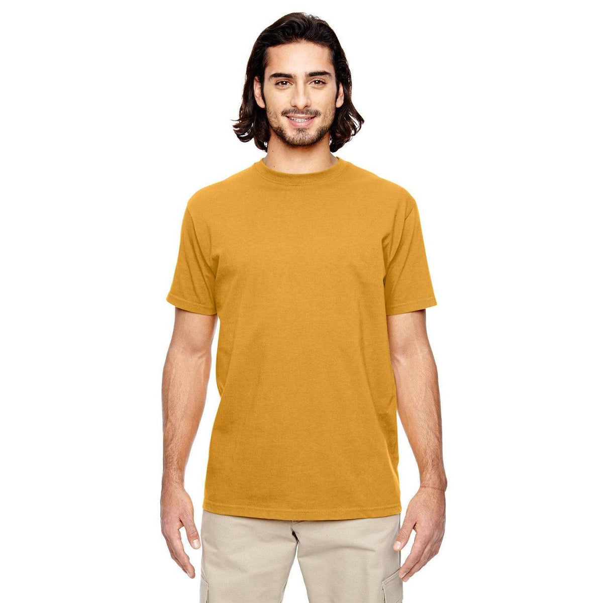 no-logo econscious 5.5 oz., 100% Organic Cotton Classic Short-Sleeve T-Shirt-Men's T Shirts-econscious-Beehive-S-Thread Logic