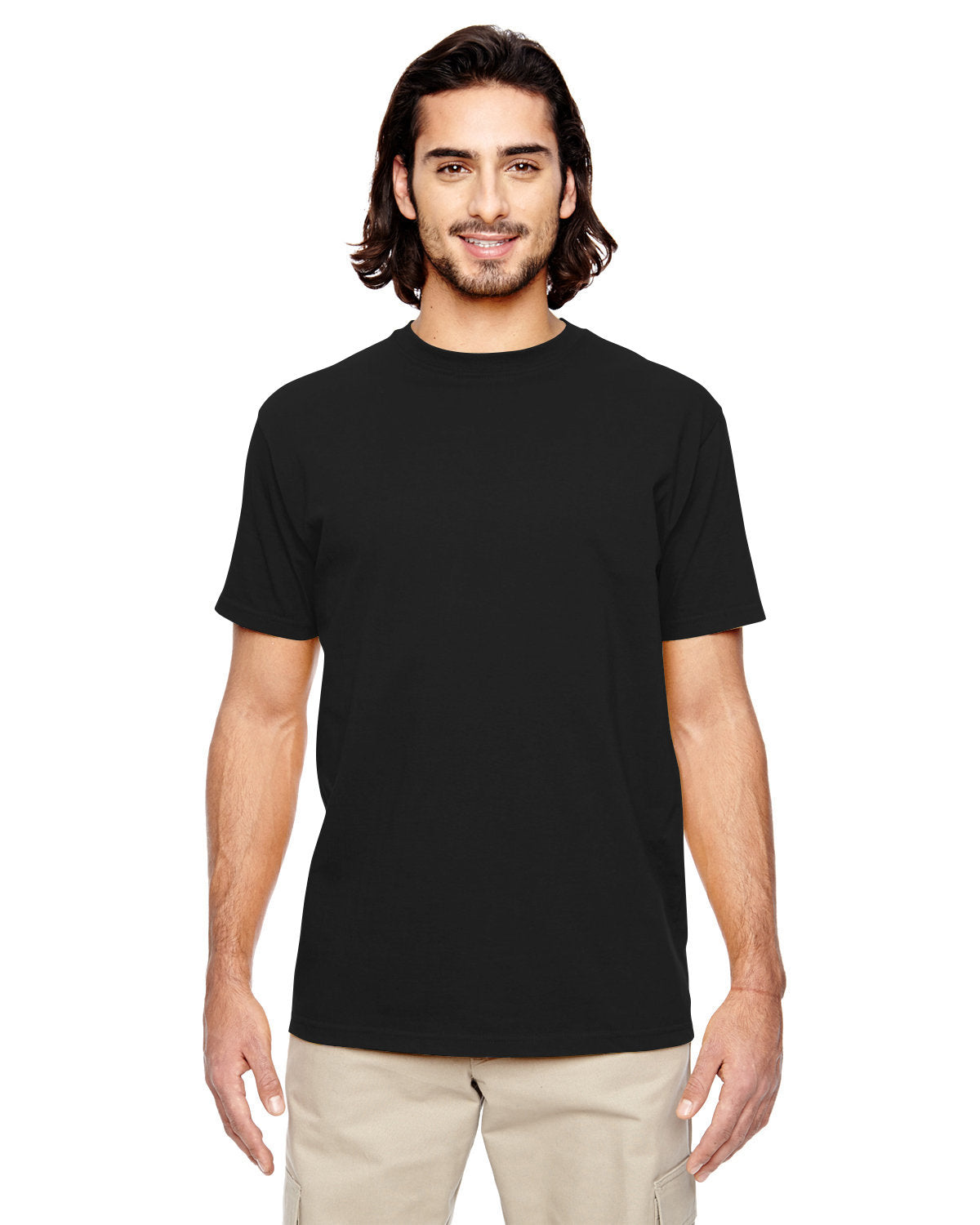 econscious 5.5 oz., 100% Organic Cotton Classic Short-Sleeve T-Shirt-Men's T Shirts-econscious-Black-S-Thread Logic