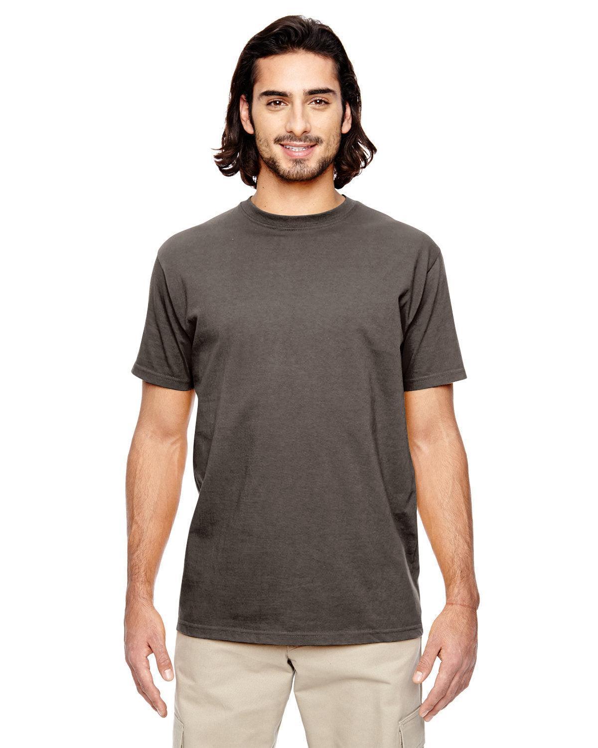econscious 5.5 oz., 100% Organic Cotton Classic Short-Sleeve T-Shirt-Men's T Shirts-econscious-Charcoal-S-Thread Logic