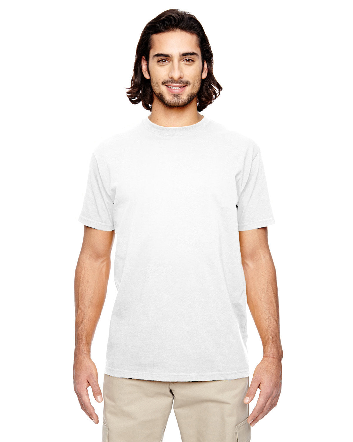 econscious 5.5 oz., 100% Organic Cotton Classic Short-Sleeve T-Shirt-Men's T Shirts-econscious-White-S-Thread Logic