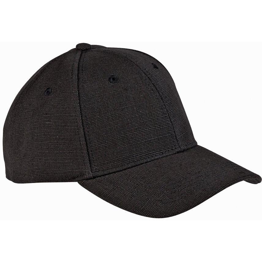 no-logo econscious 6.8 oz. Hemp Baseball Cap-Caps-econscious-Black-OSFA-Thread Logic