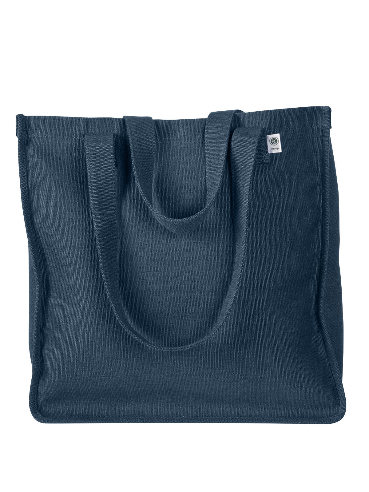 econscious 6.8 oz. Hemp Market Tote-Bags-econscious-Navy-Thread Logic