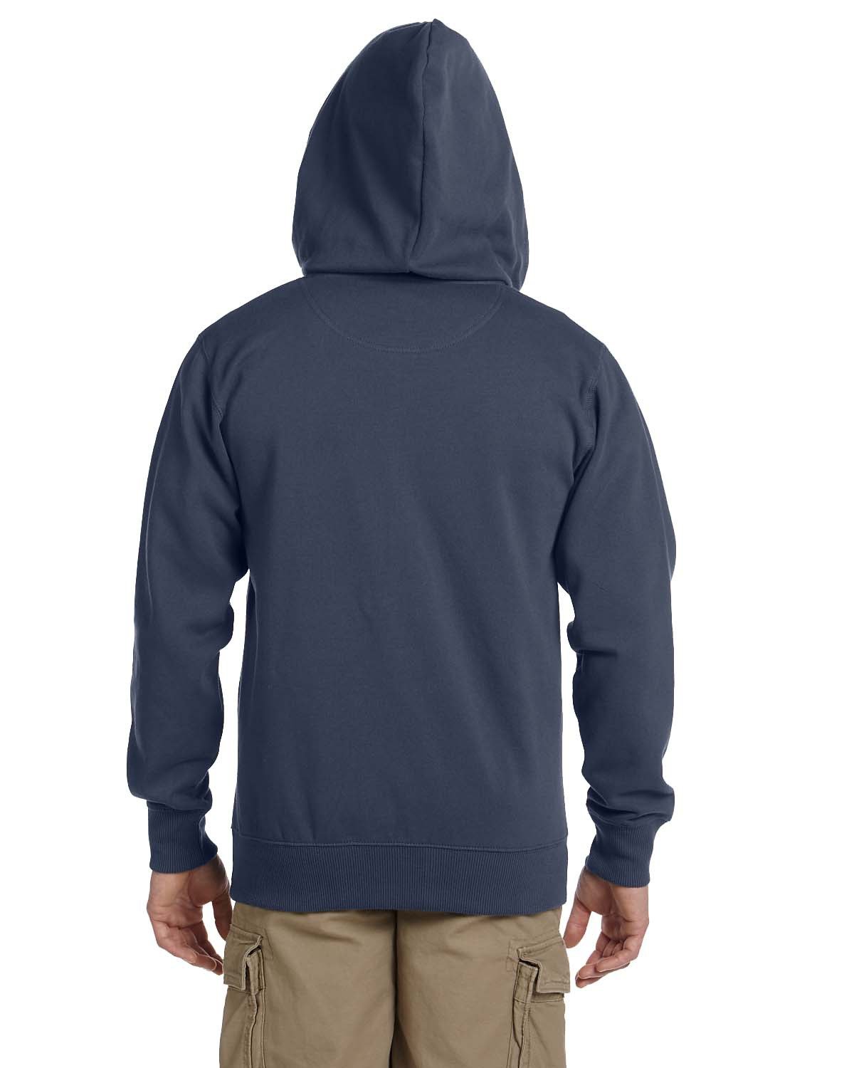 no-logo econscious 9 oz. Organic/Recycled Full-Zip Hood-Men's Layering-econscious-Thread Logic