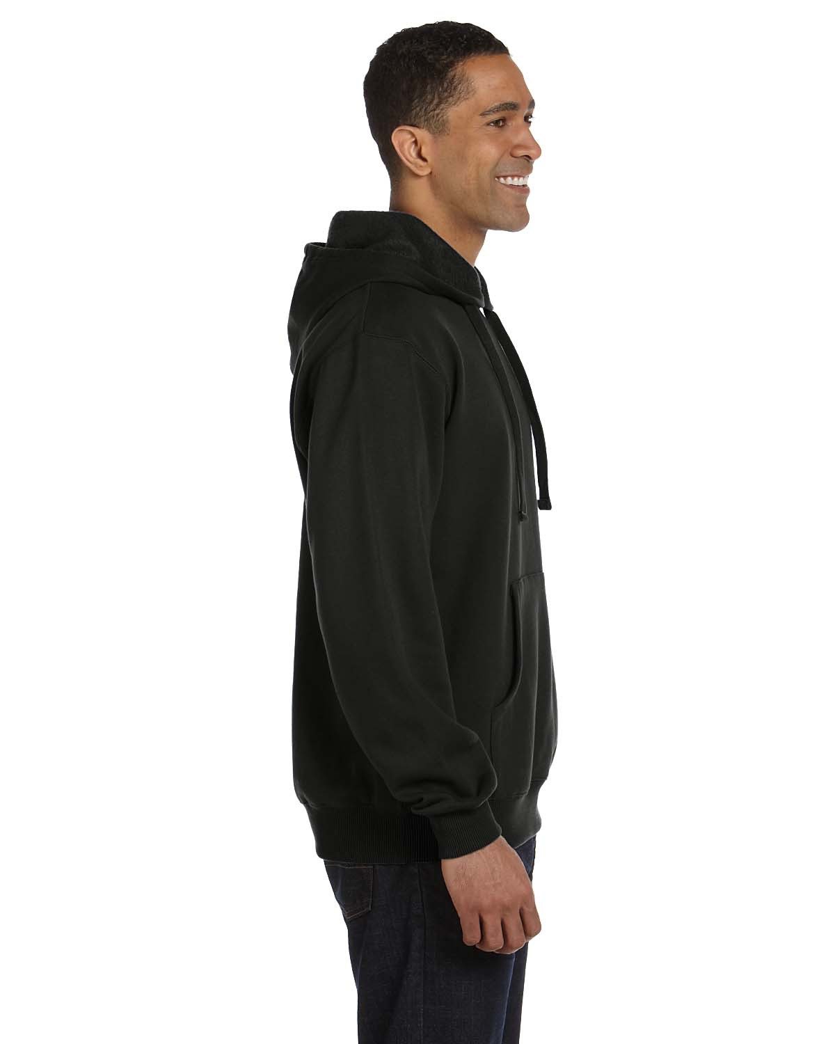 no-logo econscious 9 oz. Organic/Recycled Pullover Hood-Men's Layering-econscious-Thread Logic