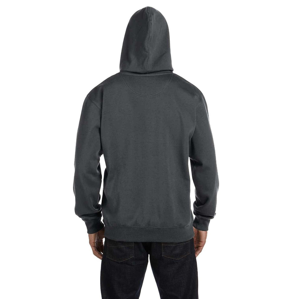 no-logo econscious 9 oz. Organic/Recycled Pullover Hood-Men's Layering-econscious-Thread Logic