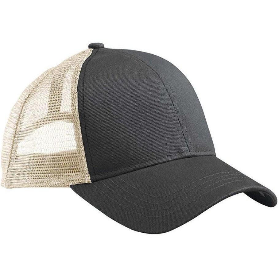 no-logo econscious Eco Trucker Organic/Recycled Hat-Caps-econscious-Black/Oyster-OSFA-Thread Logic