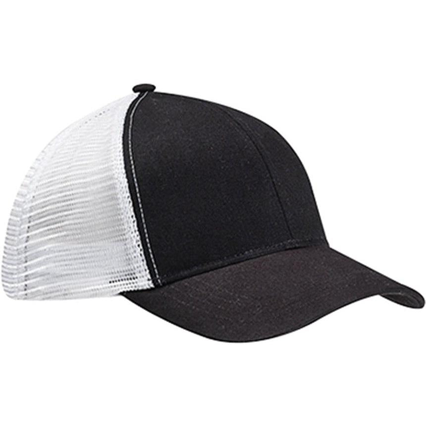 no-logo econscious Eco Trucker Organic/Recycled Hat-Caps-econscious-Black/White-OSFA-Thread Logic