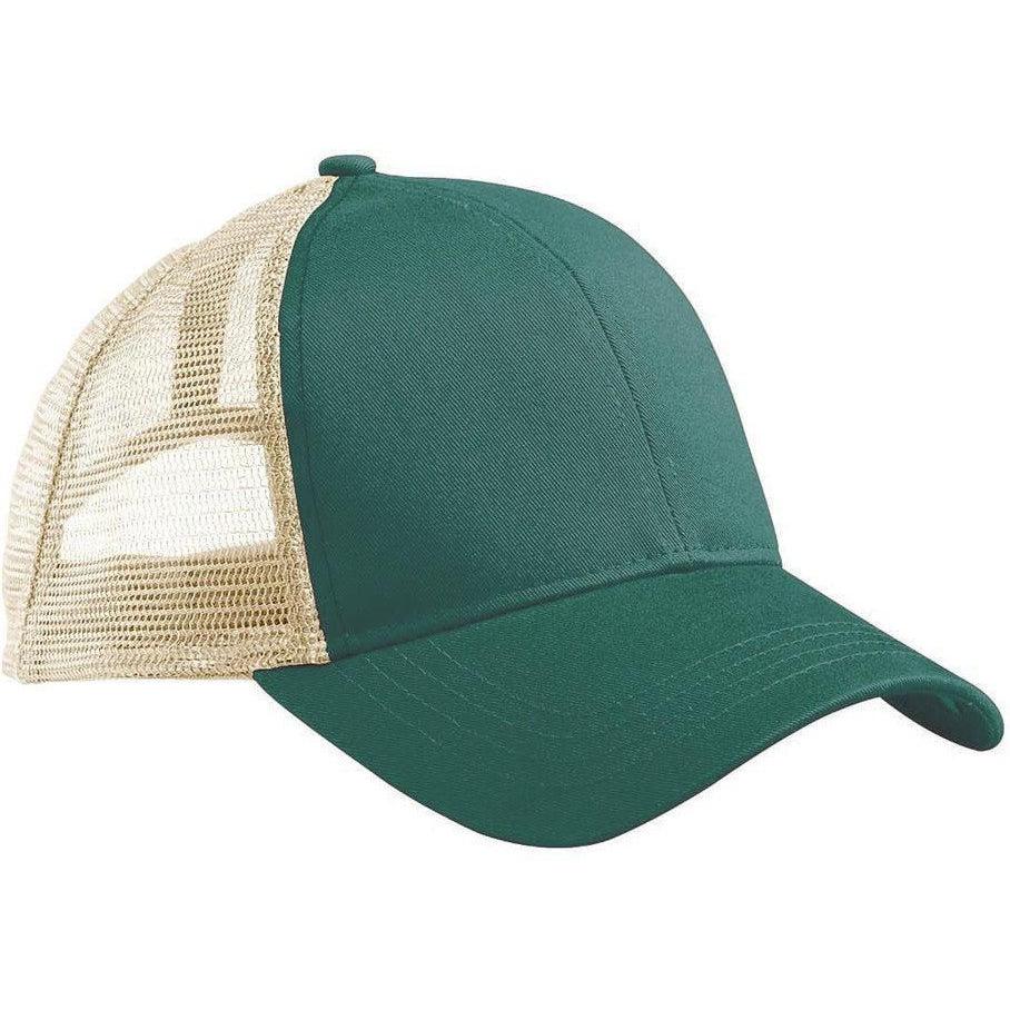 no-logo econscious Eco Trucker Organic/Recycled Hat-Caps-econscious-Emer Forest/Oyster-OSFA-Thread Logic