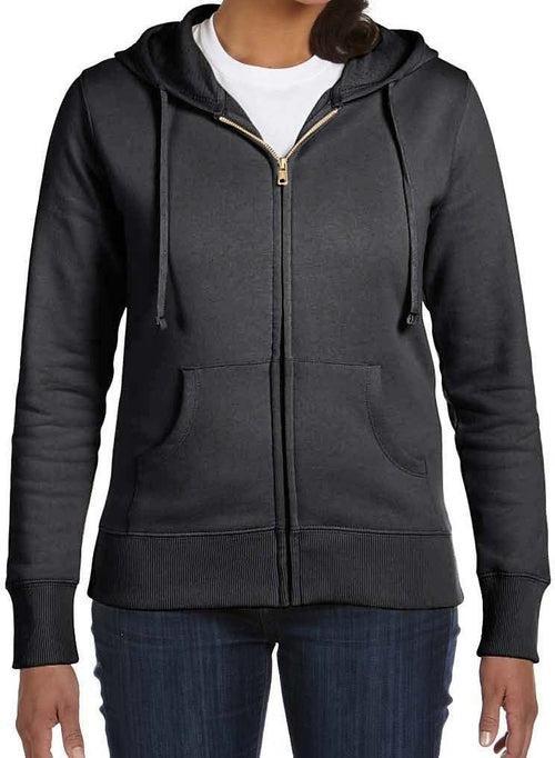econscious Ladies 9 oz. Organic/Recycled Full-Zip Hood-Ladies Layering-Thread Logic