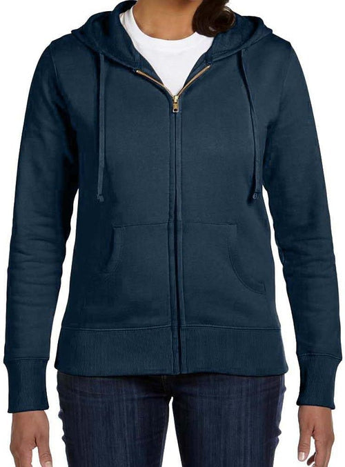econscious Ladies 9 oz. Organic/Recycled Full-Zip Hood-Ladies Layering-Thread Logic