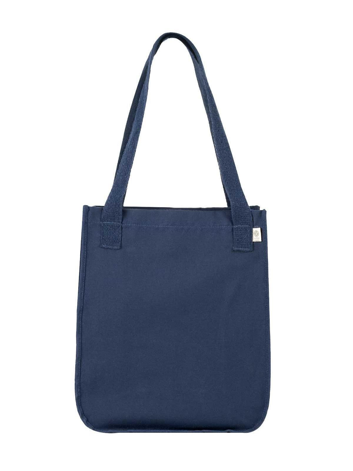 econscious Organic Cotton Canvas Market Tote-Bags-econscious-Navy-Thread Logic