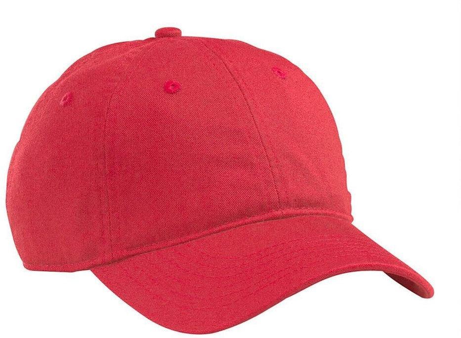 econscious Organic Cotton Twill Unstructured Baseball Hat-Caps-econscious-Red-OSFA-Thread Logic no-logo