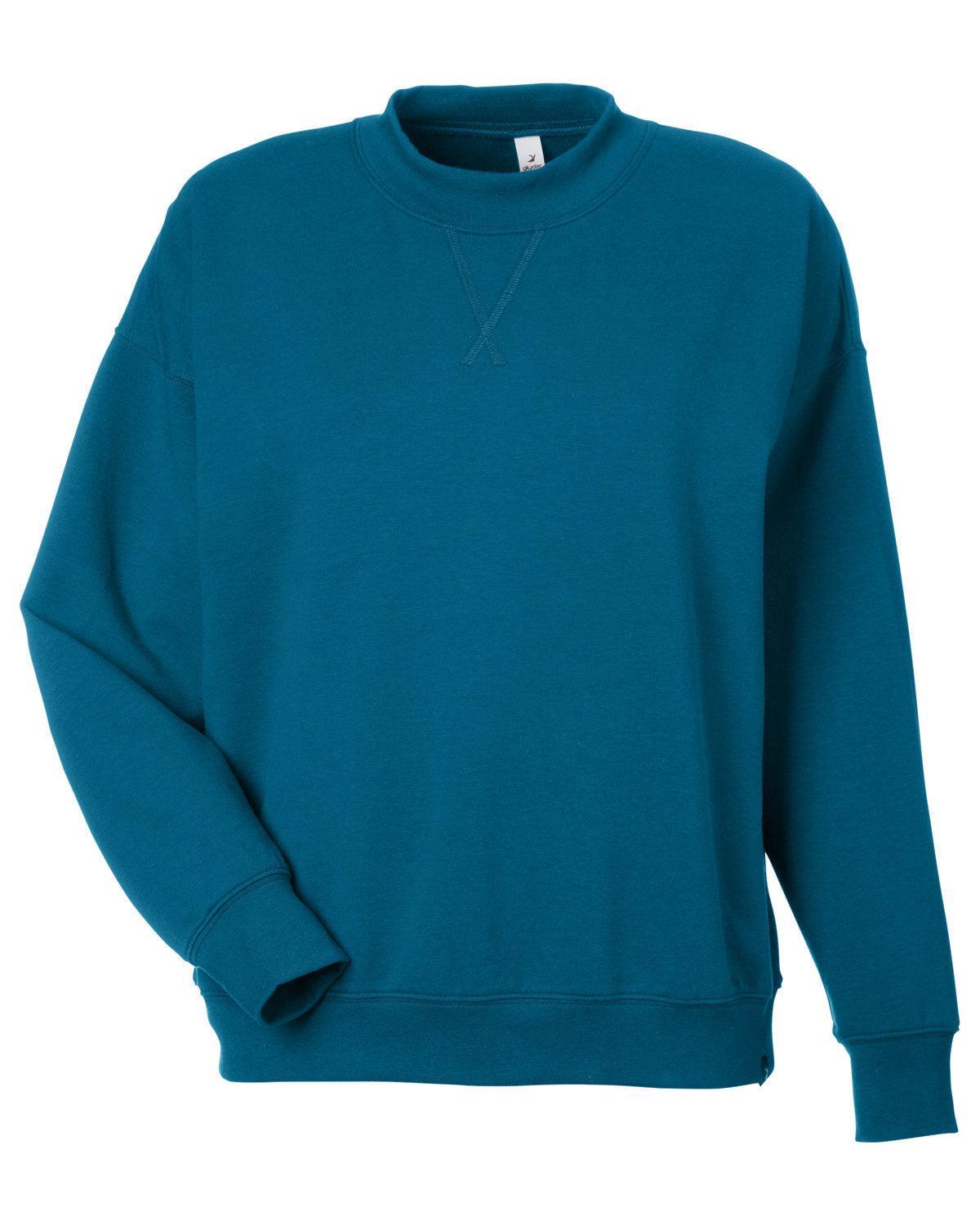 Glyder Women's Vintage Oversized Crew Pullover