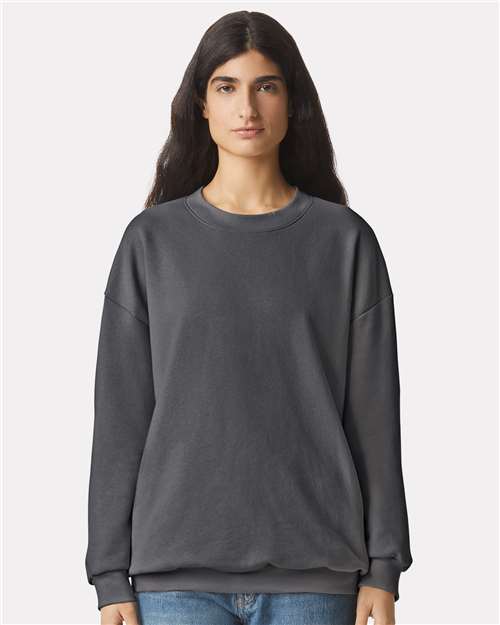 no-logo American Apparel ReFlex Fleece Crewneck Sweatshirt-American Apparel-Asphalt-XS-Thread Logic
